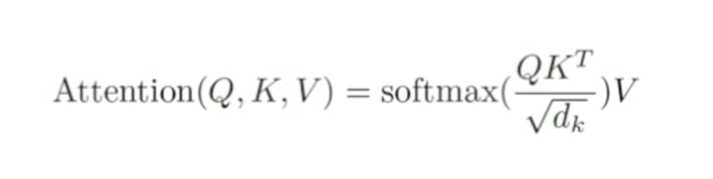 Scaled Dot-Product Attention Equation